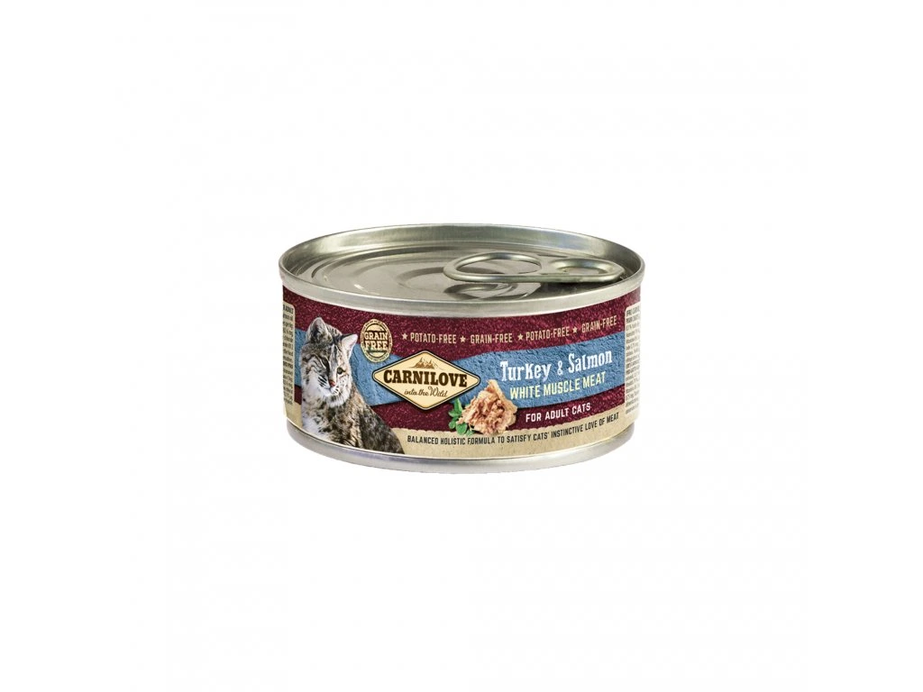 Carnilove WMM Turkey \u0026 Salmon for Adult Cats 100 g - Animax
