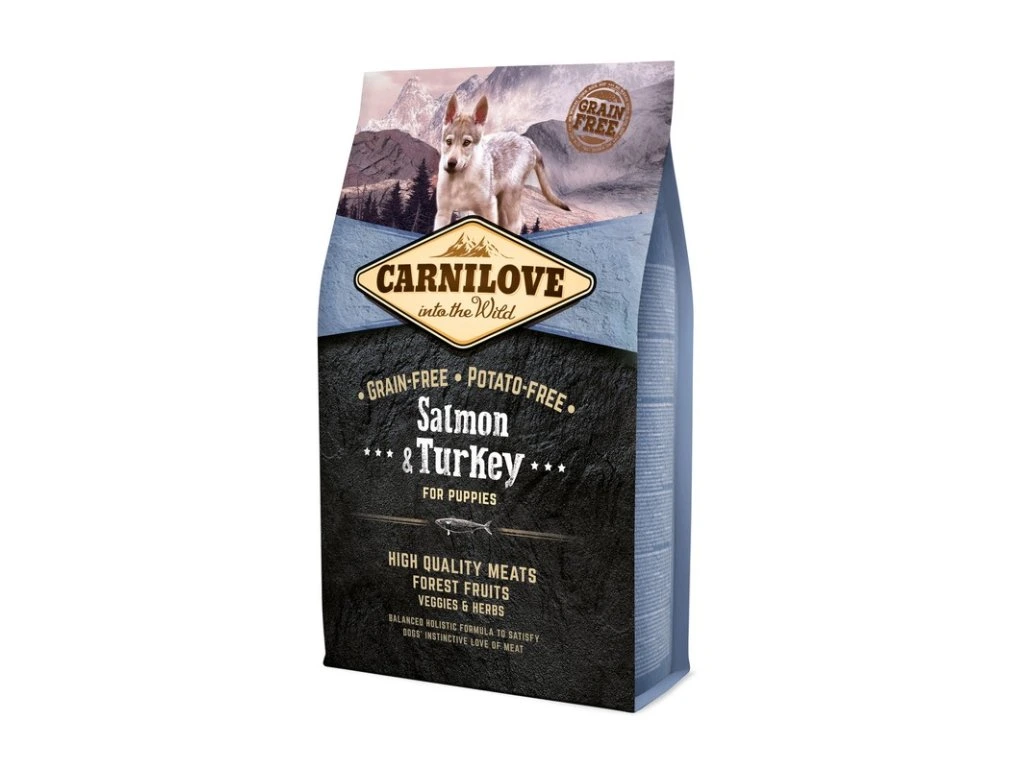 Carnilove Salmon \u0026 Turkey for Puppies 12 kg - Animax