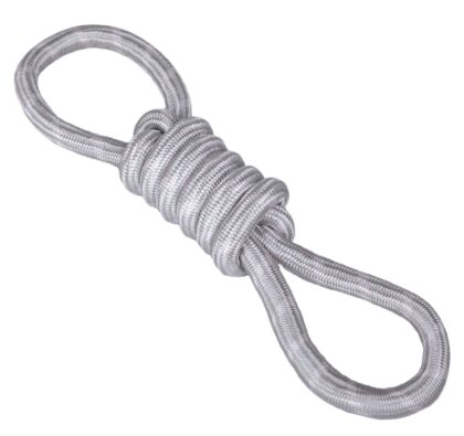 Hr.HUHU přetahovadlo osmička provaz šedé