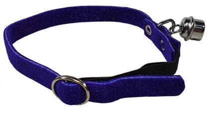 HUHUBAMBOO obojok CAT semišový 1×30 cm, modrý