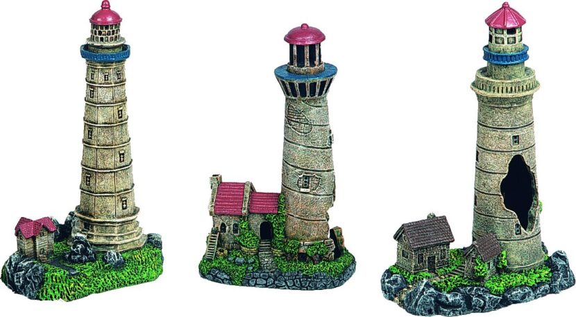 FLAMINGO akvariová dekoracia LIGHTHOUSE WITH HOUSE
