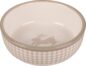 FLAMINGO miska pre hlodavcov MYLO CERAMIC béž.-biela 13,3×13,3×4,6cm 400ml