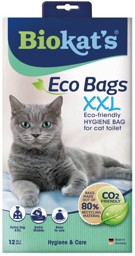 Vrecká do mačacích toaliet BIOKAT’S ECO BAGS XXL 12ks