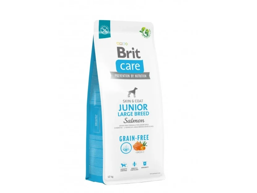 Brit Care Dog Grain-free Junior Large Breed – salmon and potato, 12kg