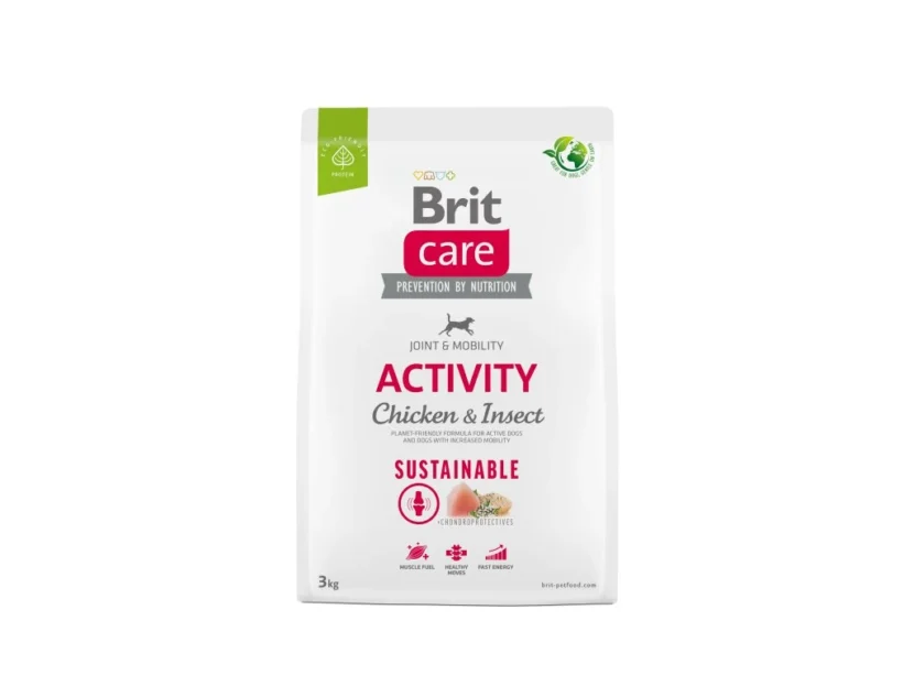Brit Care Dog Sustainable Activity – chicken and insect, 3kg