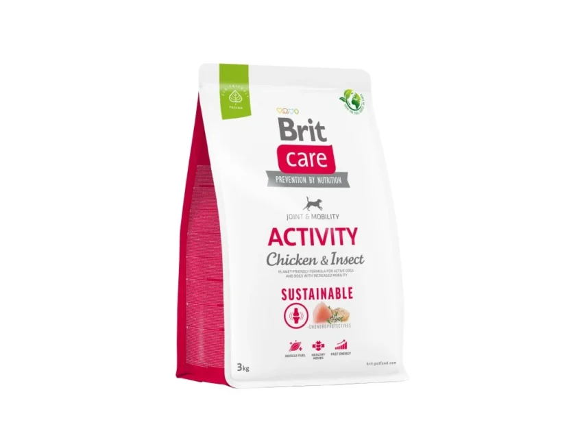 Brit Care Dog Sustainable Activity – chicken and insect, 3kg