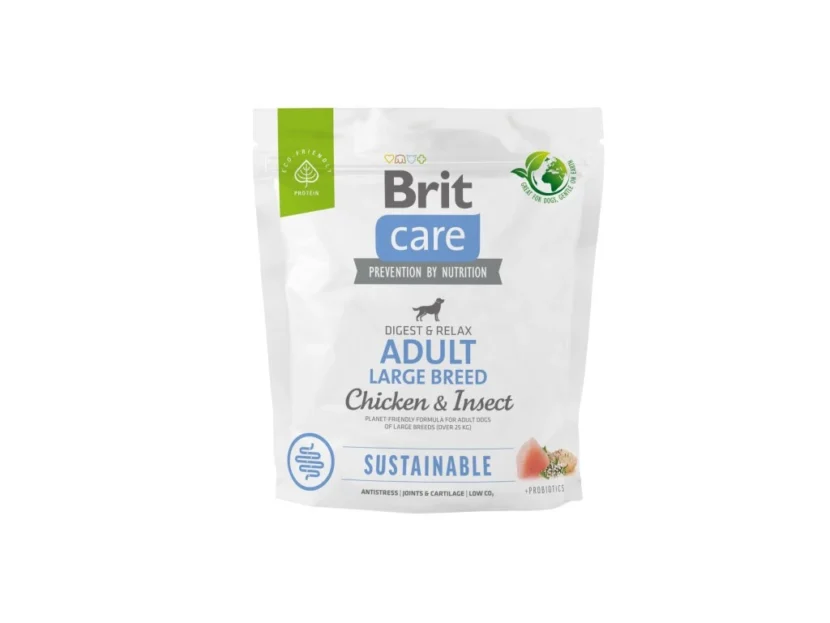 Brit Care Dog Sustainable Adult Large Breed – chicken and insect, 1kg