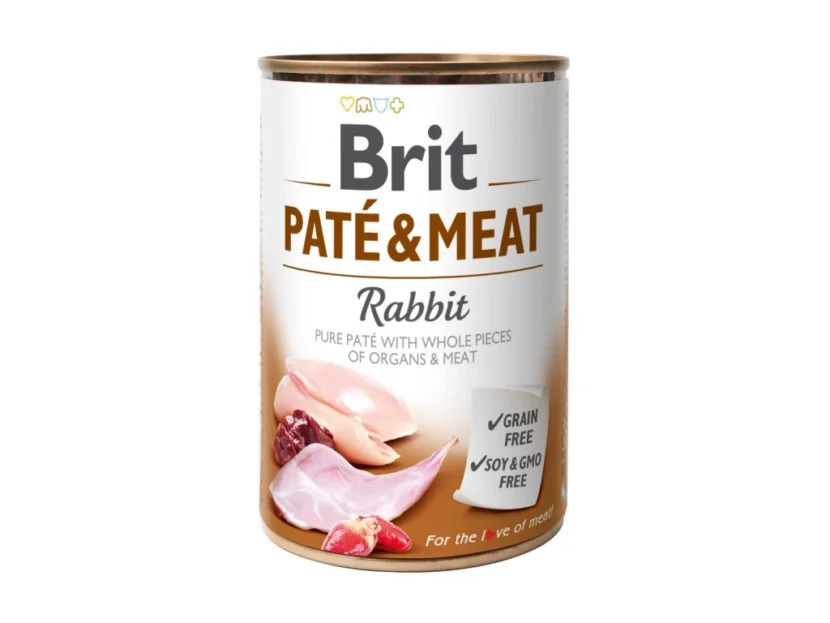 Konzerva Brit Pate & Meat Rabbit 400g