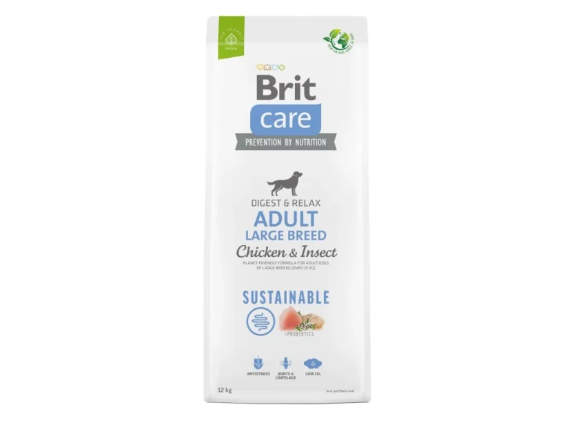 Brit Care Dog Sustainable Adult Large Breed – chicken and insect, 12kg