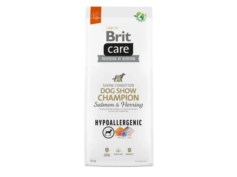 Brit Care Dog Hypoallergenic Dog Show Champion – salmon and herring, 12kg