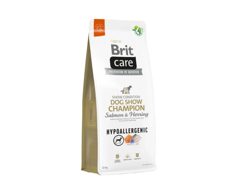 Brit Care Dog Hypoallergenic Dog Show Champion – salmon and herring, 12kg