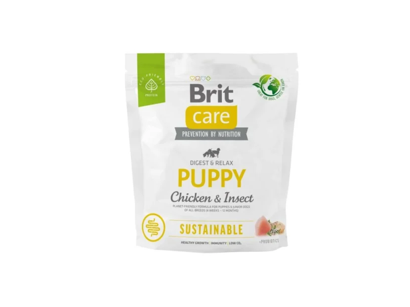 Brit Care Dog Sustainable Puppy – chicken and insect, 1kg