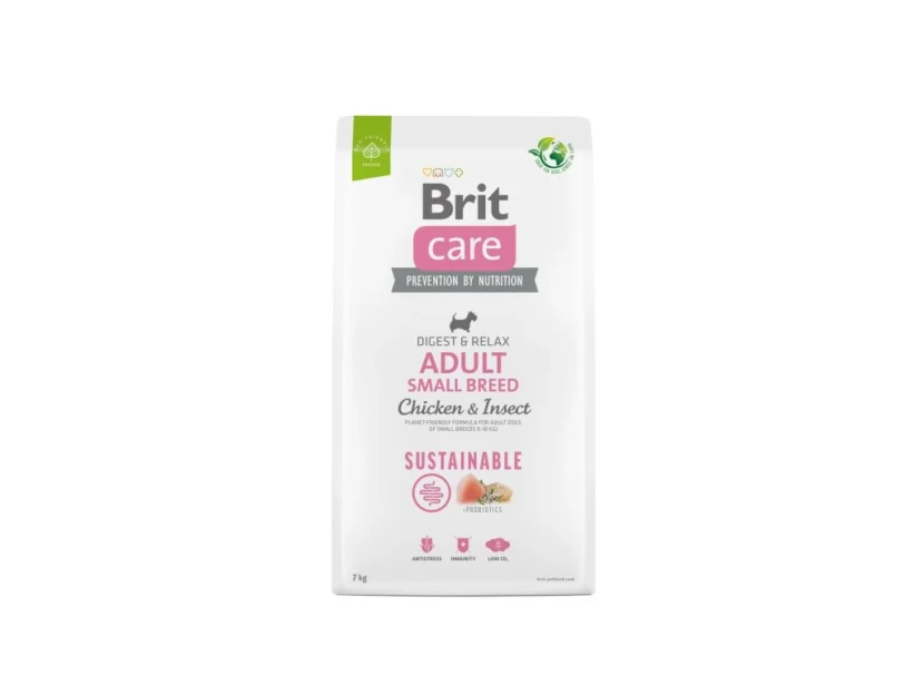 Brit Care Dog Sustainable Adult Small Breed – chicken and insect, 7kg