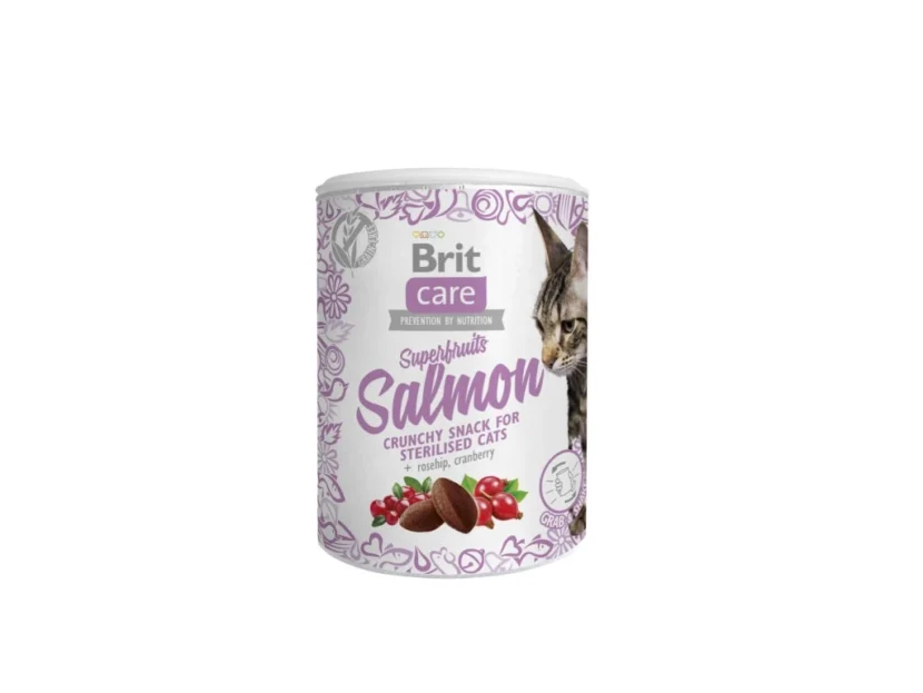 Brit Care Cat Snack Superfruits Salmon  100 g