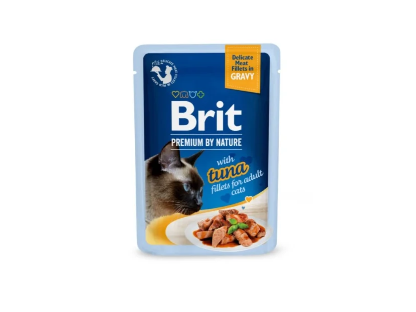 Brit Premium by Nature Cat Delicate Fillets in Gravy with Tuna 85 g