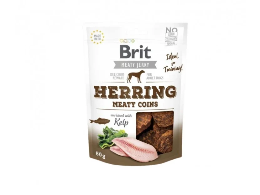 Brit Jerky Herring Meaty Coins 80g