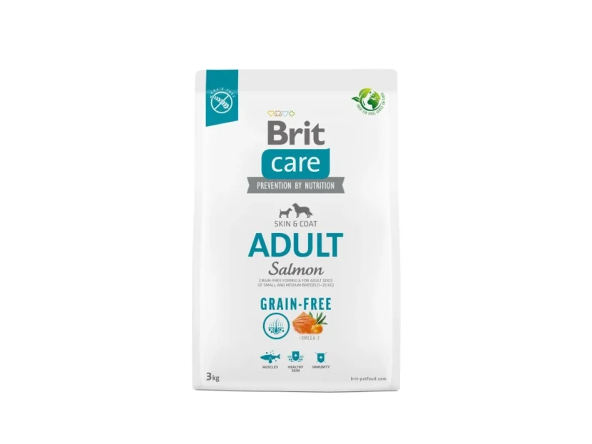 Brit Care Dog Grain-free Adult – salmon and potato, 3kg