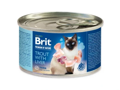 Brit Premium by Nature cat trout with Liver 200g