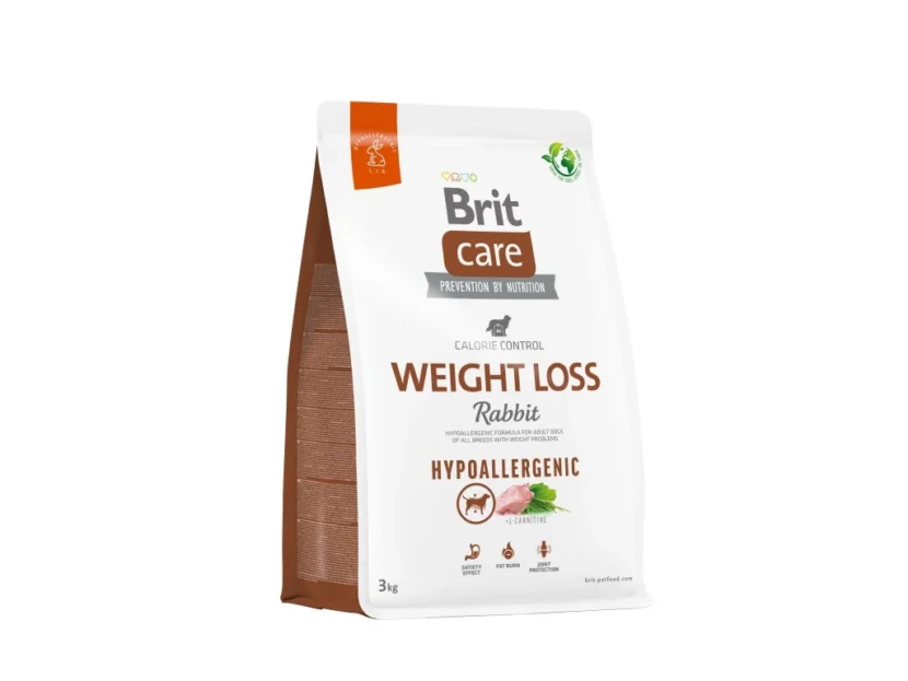 Brit Care Dog Hypoallergenic Weight Loss – rabbit and rice, 3kg