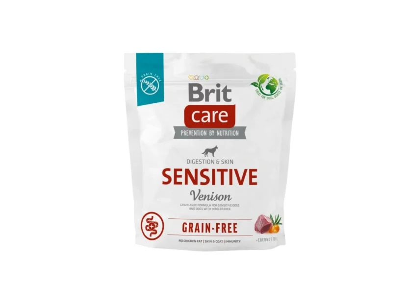 Brit Care Dog Grain-free Sensitive – venison and potato, 1kg