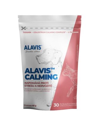ALAVIS Calming Extra silný pre psov 96 g/30 žuvacích tabliet