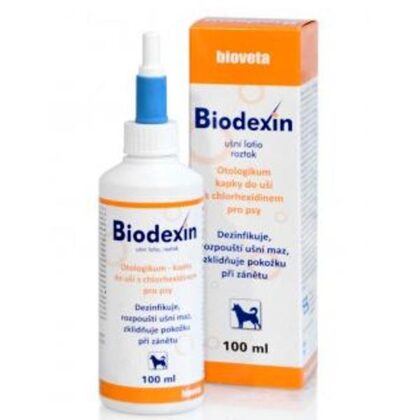 Biodexin ušné lotio sol. s chlorhexidínom 100 ml