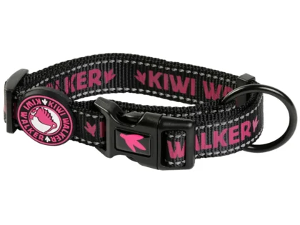 Obojok nylon 42-55/2,5cm ružová Kiwi