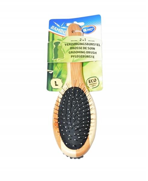 Hrebeň DUVO+ kefa masážna Combo bambus L 23 x 7 cm