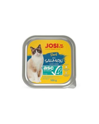 JosiCat vanička Cat Paté with ASC Salmon 100 g